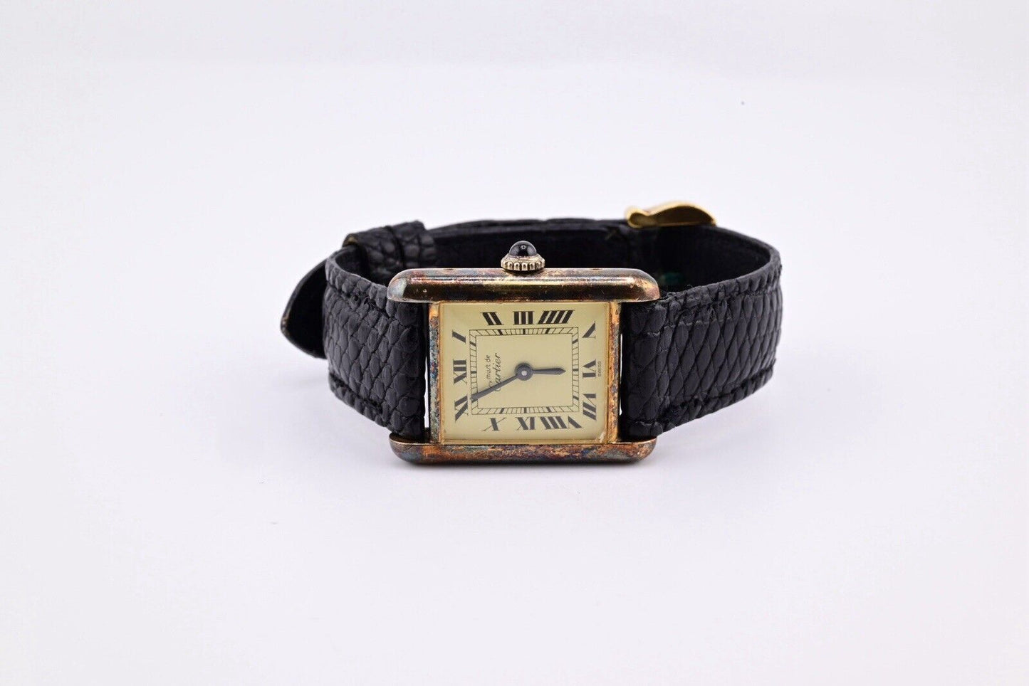 Beautiful Cartier Tank De Must Lovely Original Patina