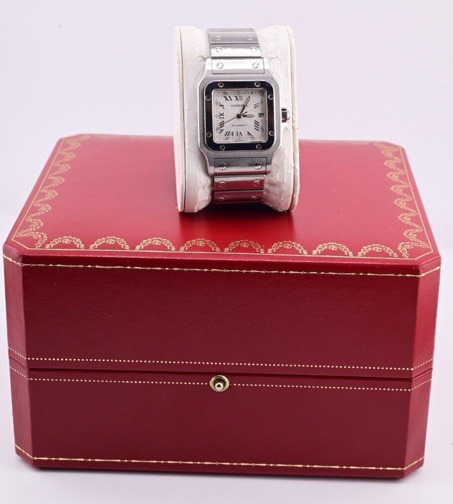 Cartier Santos Automatic Stainless Steel 2319 Watch w/ Box