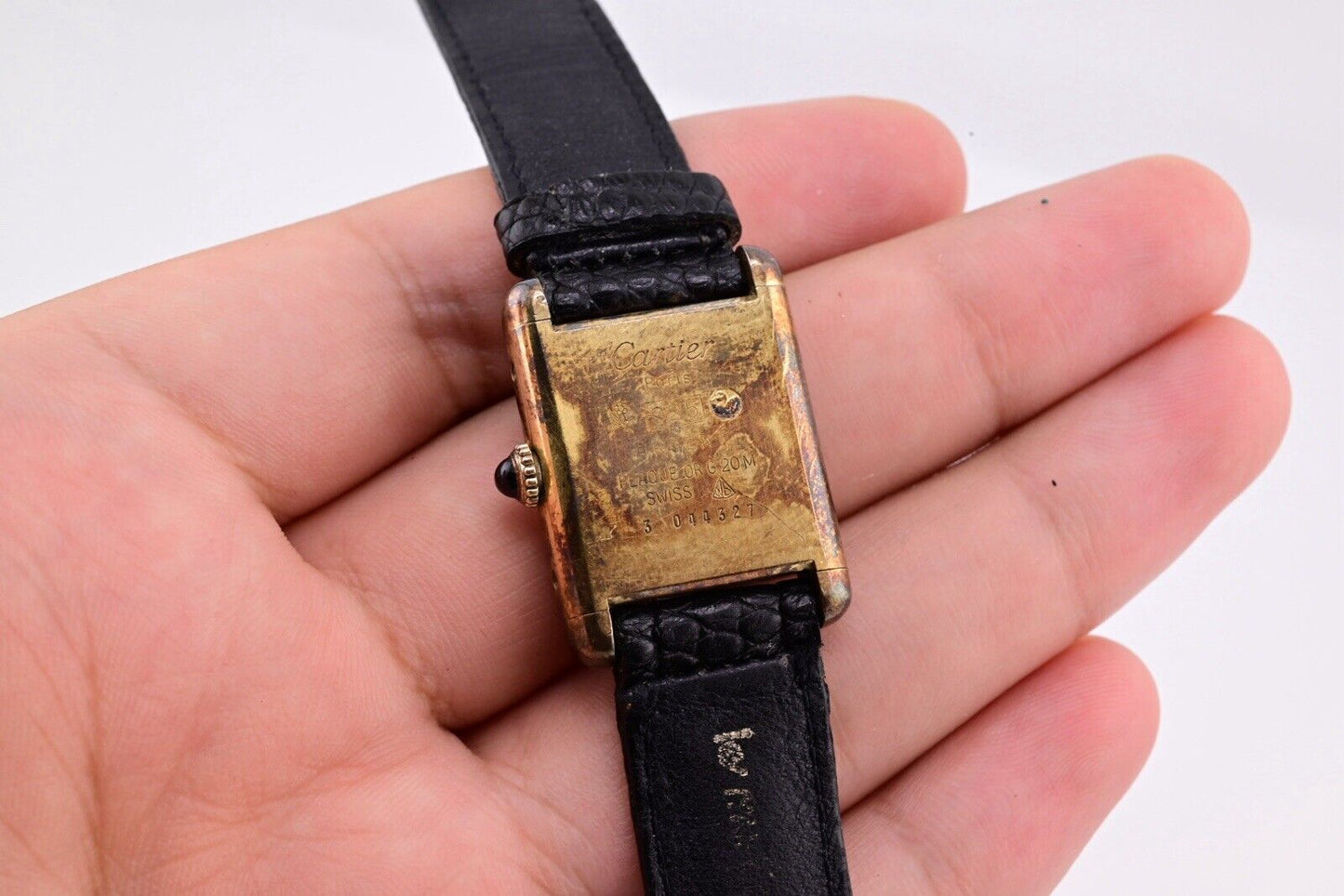 Beautiful Cartier Tank De Must Lovely Original Patina