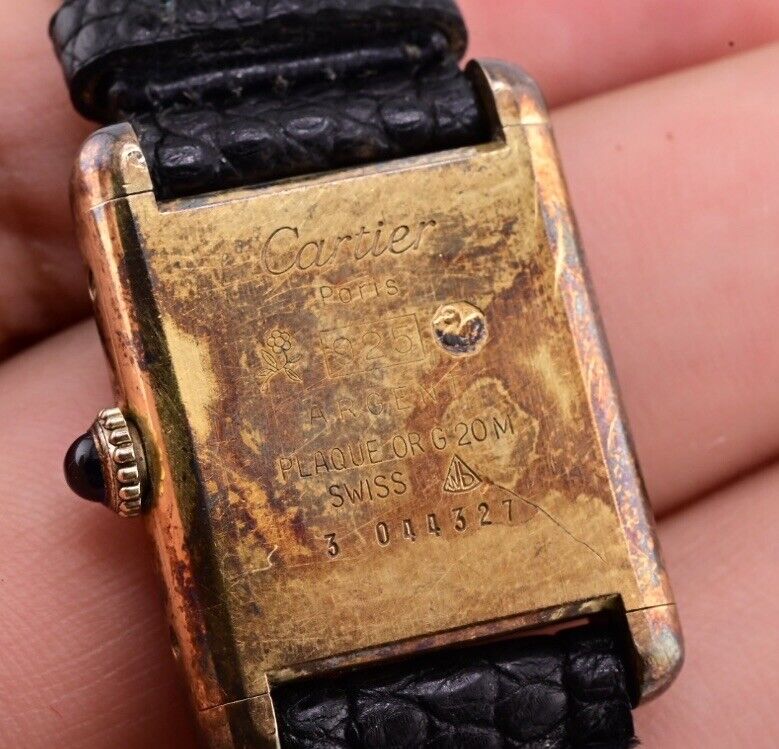 Beautiful Cartier Tank De Must Lovely Original Patina