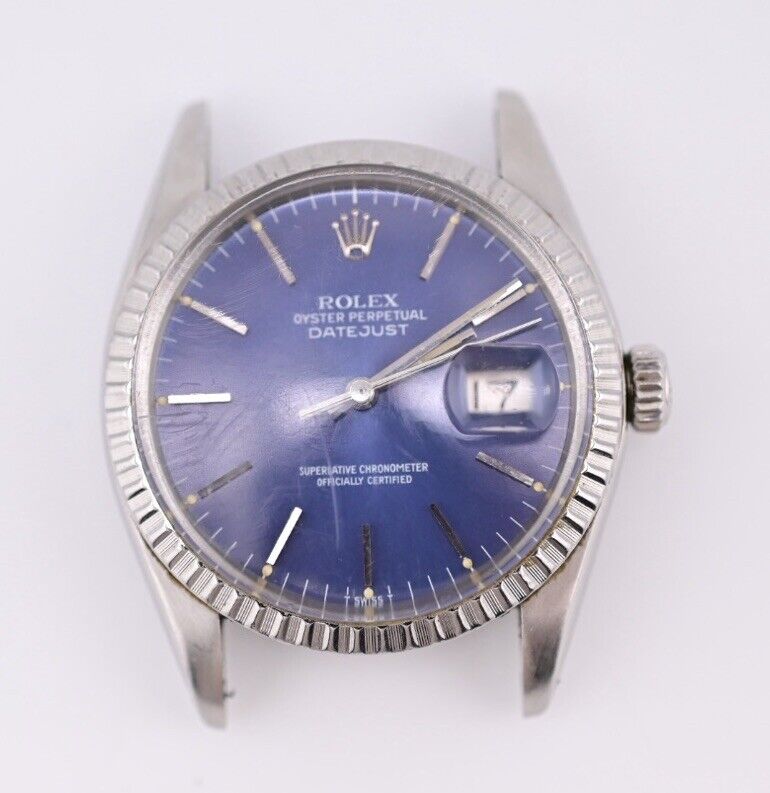 Gorgeous Blue Dial Datejust Rolex 16030 Jubilee Bracelet