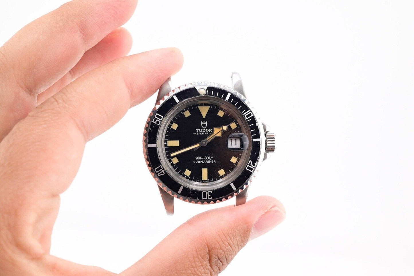 Vintage Rolex Tudor Submariner Black Dial 9411 0 1977  Model Great Condition