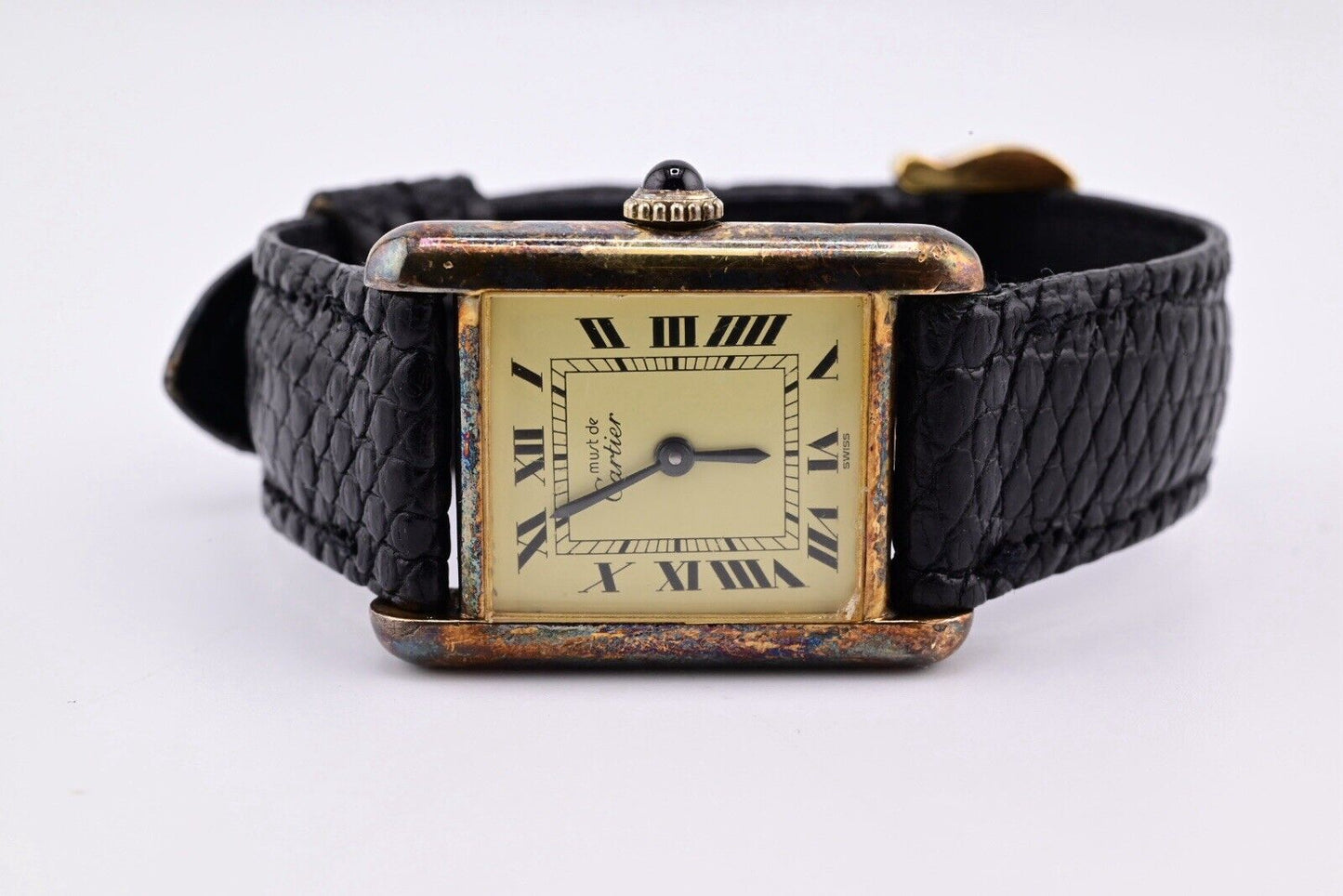 Beautiful Cartier Tank De Must Lovely Original Patina