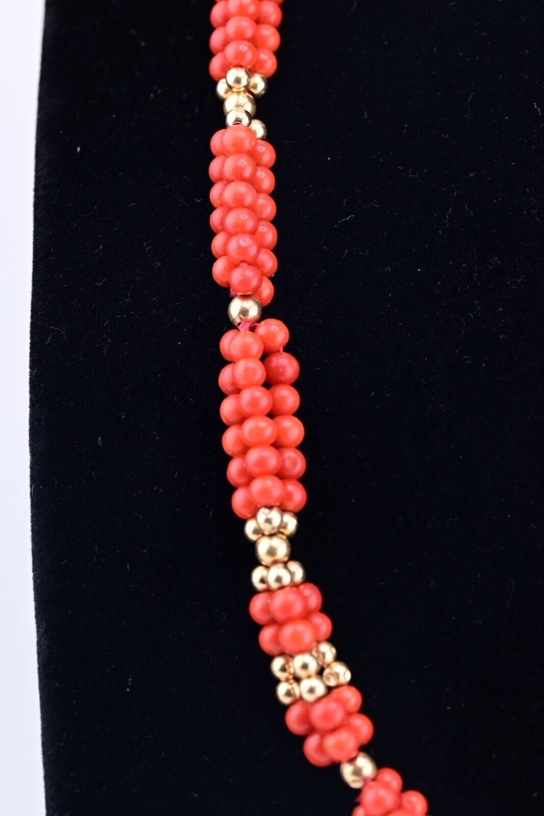 Gorgeous Red Blood Coral Necklace With Natural Non Treated Coral