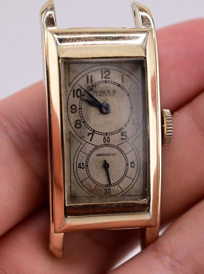 Rare Rolex Prince Doctors Watch Untouched Original Dial