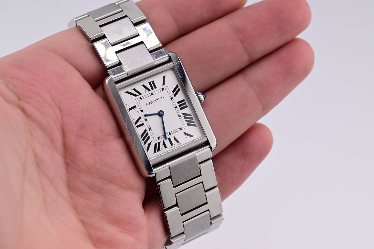 Cartier Tank Solo Silver Unisex Adult Watch - 3169