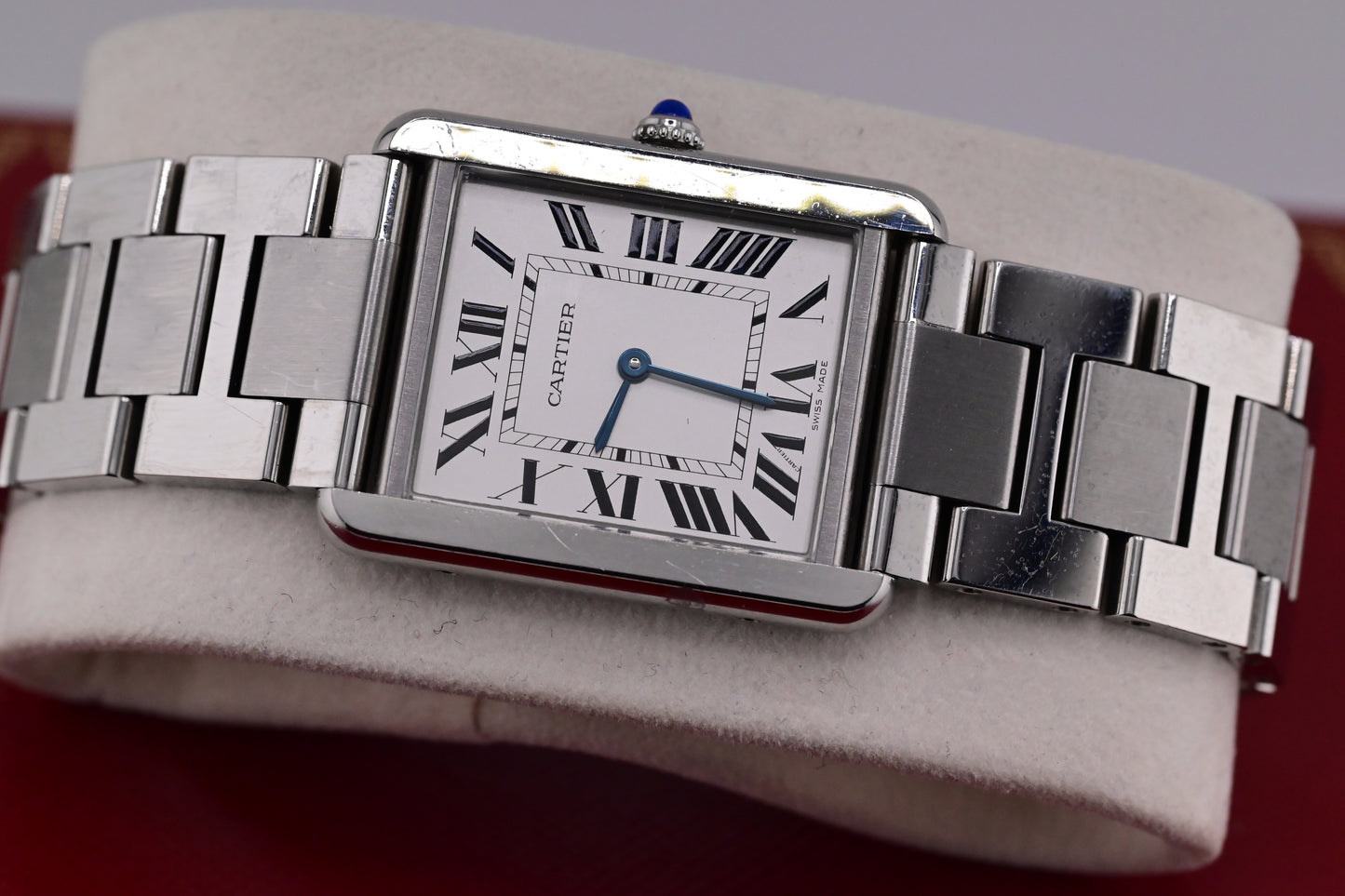 Cartier Tank Solo Silver Unisex Adult Watch - 3169