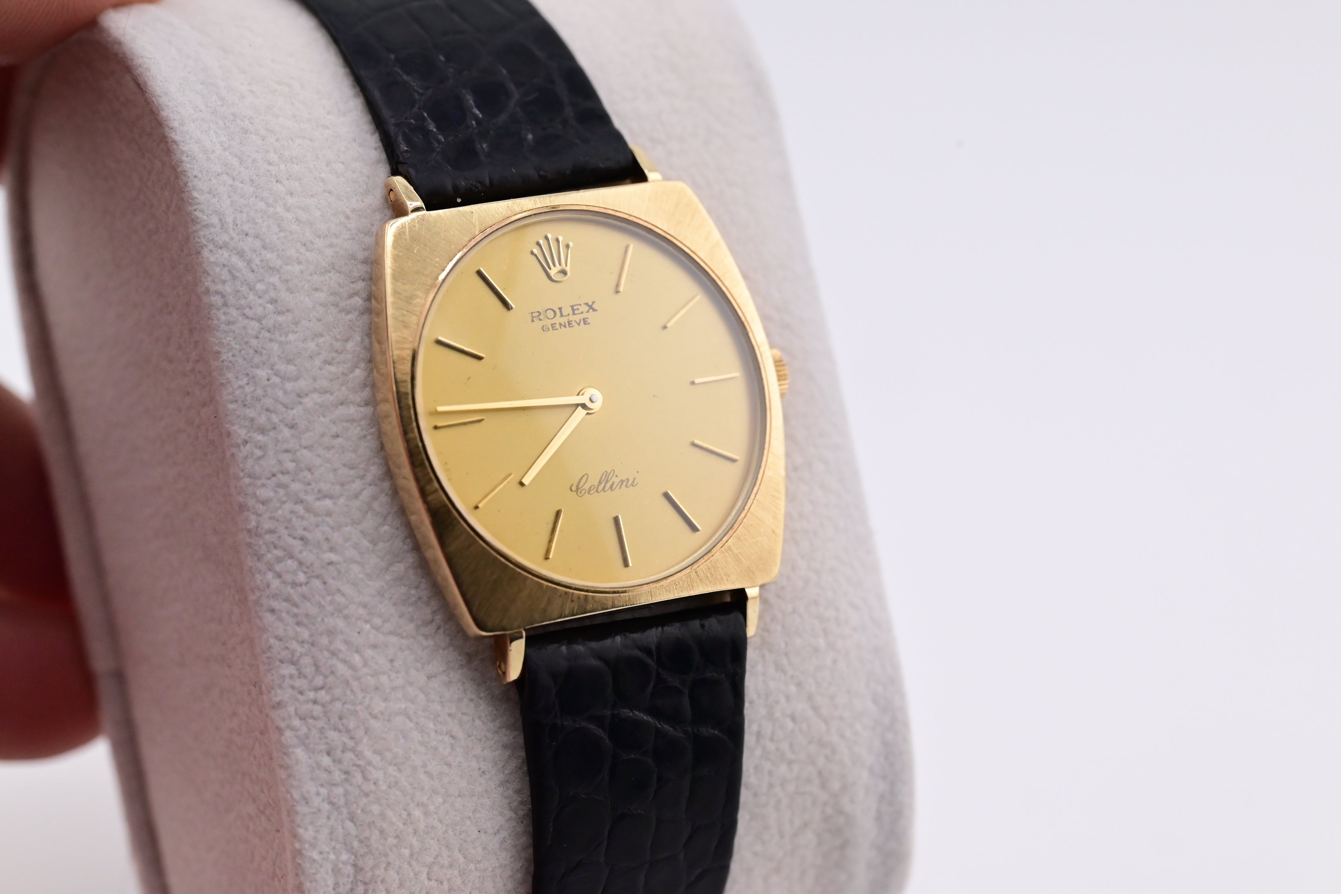 Rolex Cellini Ref. 3802 18K White Gold Case Watch | eBay