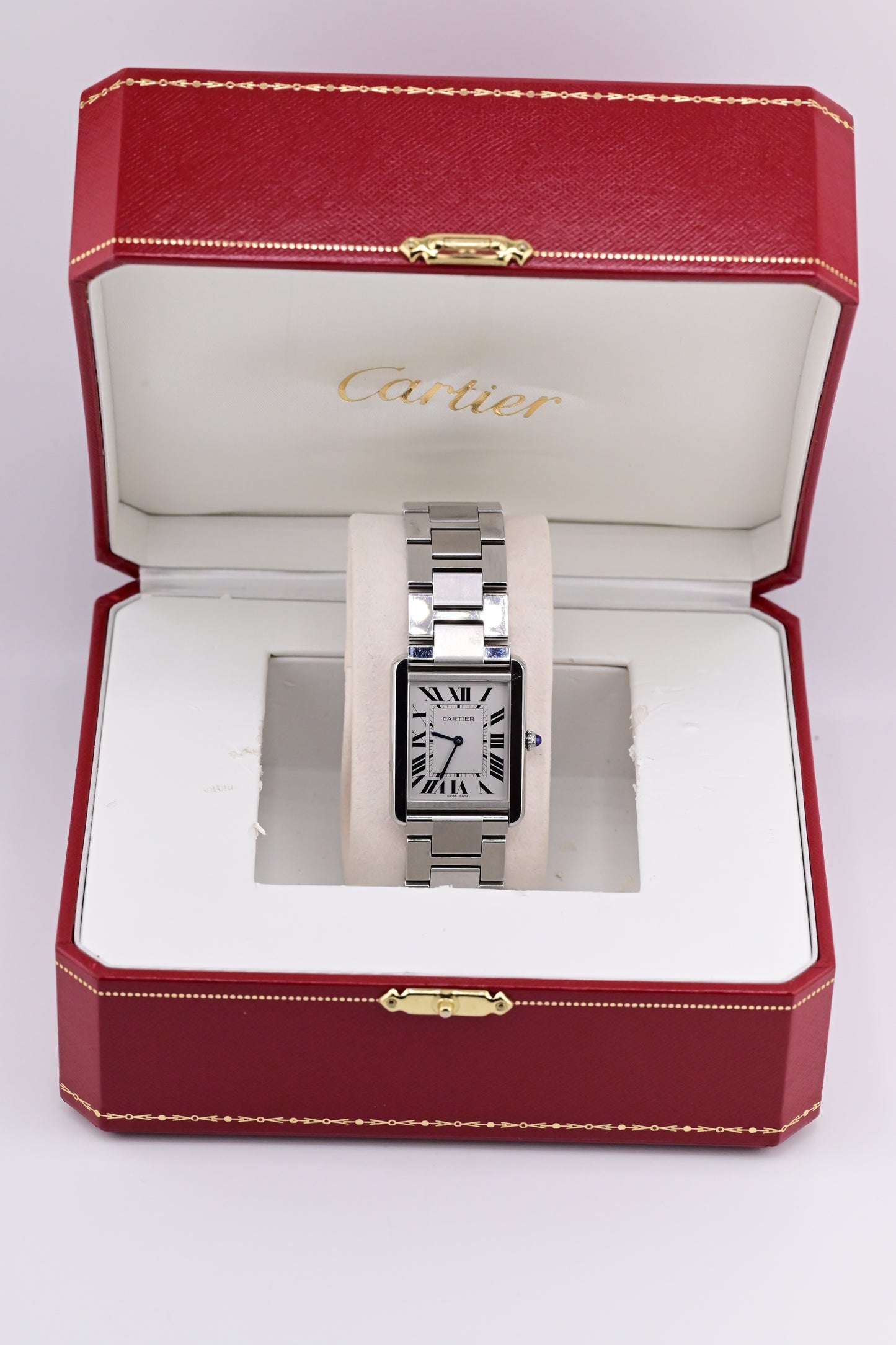 Cartier Tank Solo Silver Unisex Adult Watch - 3169