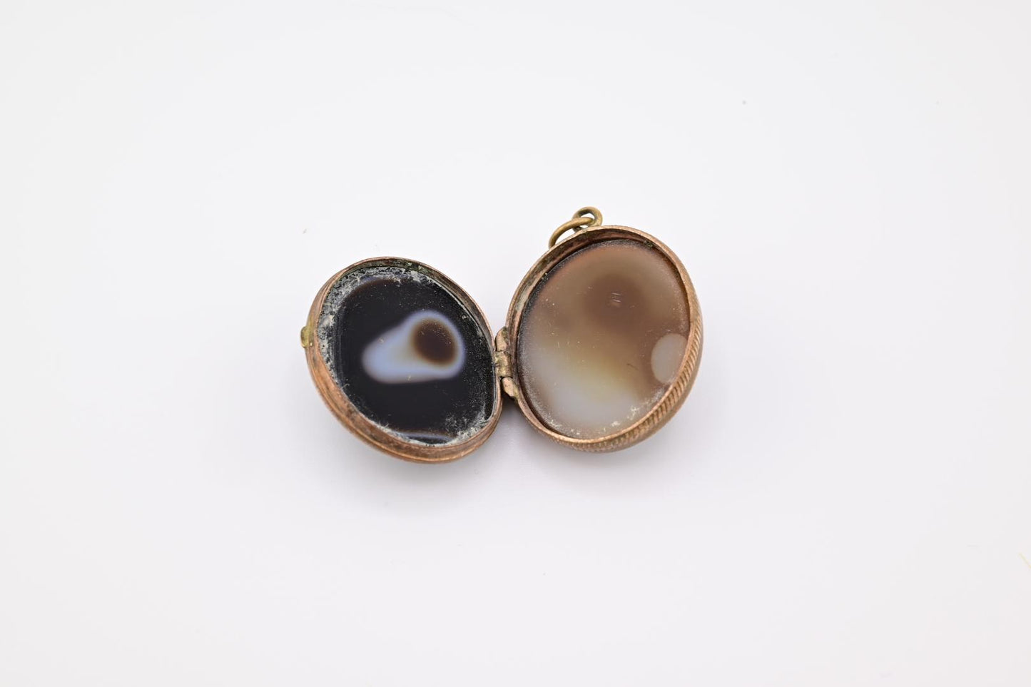 Gorgeous Victorian Period Agate Bullseye Locket